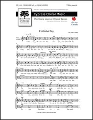 Frobisher Bay TTBB choral sheet music cover Thumbnail